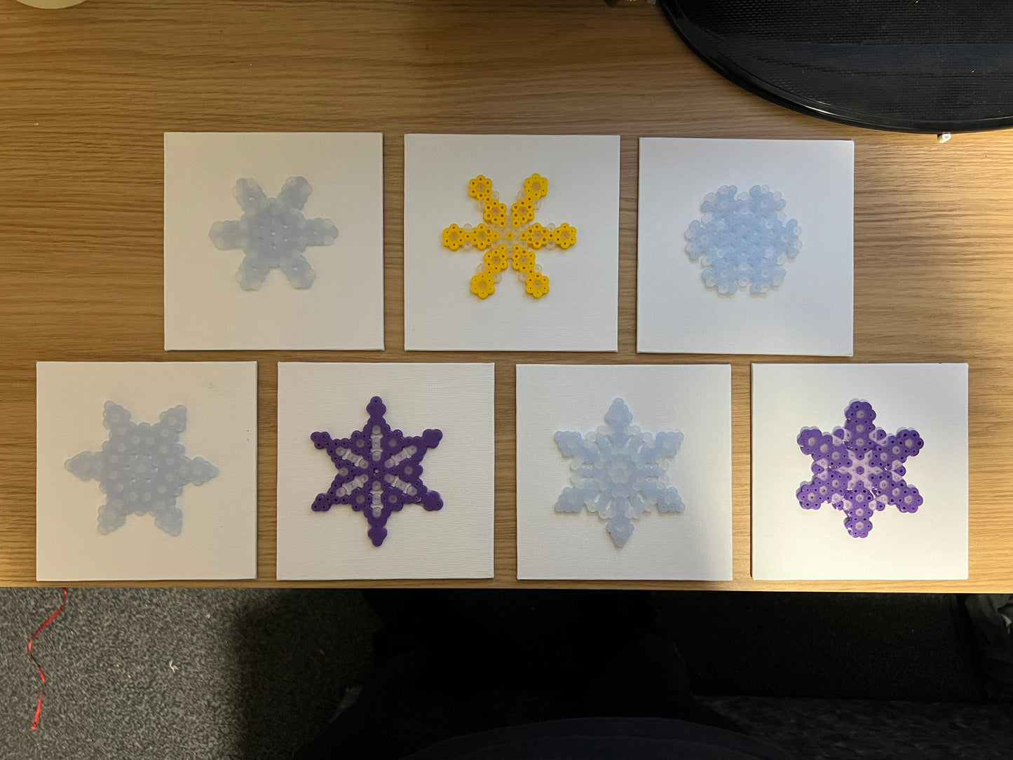 Canvas Bead Snowflake